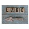 Wile E. Wood Lake Arrow Wood Wall Art, 20x14, Tan view 1