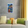 Hong Kong - Maharaja Mascot - Air India - Vintage Airline Travel Poster by J. B. Cowasji c.1950s - Fine Art Matte Paper Print (Unframed) 20x26in view 4