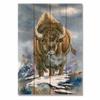 Wile E. Wood Bartholet's American Buffalo Wood Wall Art, Tan view 1