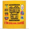 Alberts Gifts Terrible Towel 6X SB Champs Yellow Acrylic Sports Fan Rally Towel view 1