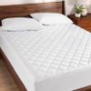 Bare Home Quilted Fitted Mattress Pad (Cal King) - Cooling Mattress Cover - Easily Washable - Elastic Fitted Cover for Mattress - Stretch-to-Fit up to 15 Inches Deep (California, King) view 1
