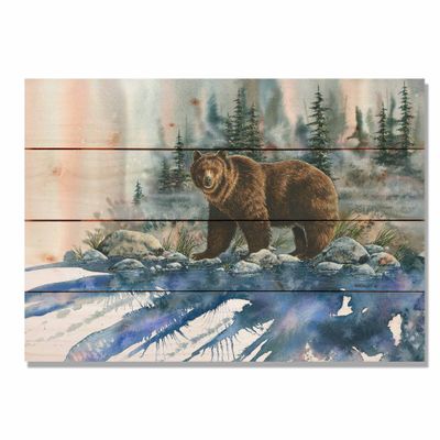Wile E. Wood Bartholet's Too Close for Comfort Wood Wall Art, Tan