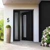 DSD Supplies ltd. Modern Floating House Number 5 | in 3 Sizes & 16 Colours Available, incl. Hidden Standoffs, Colour:Black, Size:15cm / 5.9' / 150mm view 2