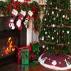 DIBSIES Personalized Plaid Christmas Stocking (Penguin) view 4