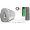 Rockford Chimney Supply Stainless Steel Flexible Chimney Liner Tee Kit, 4 Inch x 15 Feet with Blanket Insulation Kit view 3