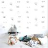 Woodland animals, Jungle Wall Decals, Baby Room Nursery art decor, Baby animals, Fox, Bear, Giraffe, baby room wall decal, Modern Nursery view 2