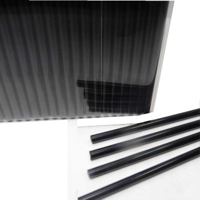 Weststone 50pcs 4" X 5/32" Black Acrylic Lollipop Sticks for Cake Pops Lollipop Candy