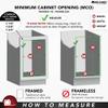 REV-A-SHELF Solid Surface Swing Out Pantry for Tall Pantry Cabinets view 3