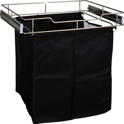 Dark Bronze 18" Pullout Hamper