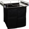 Dark Bronze 18" Pullout Hamper view 1