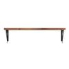 FOF FRIEND OF FAMILY Industrial Rustic Wall-Mounted Drop-Leaf Table, Dining Table Desk, Pine Wood Wall-Mounted Bar Tables (47"X14") view 4
