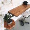 FOF FRIEND OF FAMILY Industrial Rustic Wall-Mounted Table, Dining Table Desk, Pine Wood Wall-Mounted Bar Tables (40"X14") view 1