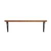 FOF FRIEND OF FAMILY Industrial Rustic Wall-Mounted Table, Dining Table Desk, Pine Wood Wall-Mounted Bar Tables (40"X14") view 4