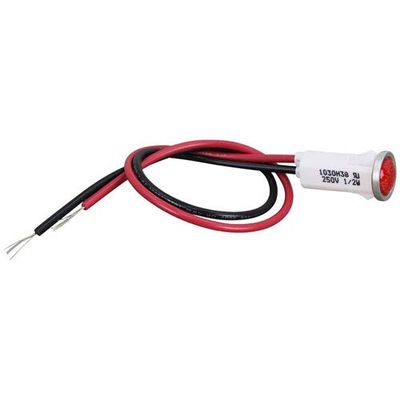Exact FIT for GRINDMASTER C076A Signal LIGHT1/2" RED 250V - Replacement Part by MAVRIK