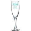 Personalized Color Printed Champagne Flute - Class of 2018 - Robins Egg Blue - 48 pack view 1