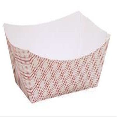 Paper Disposable Food Tray 5 lb., Red, Pk500