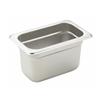 Value Series 222094931 22 Gauge Stainless Steel Steam Table Pan, Ninth-Size, 1-1/8 Quart view 1