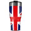 WraptorSkinz Skin Wrap compatible with 2017 and newer RTIC Tumblers 30oz Union Jack 02 (TUMBLER NOT INCLUDED) view 1