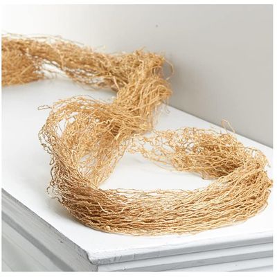 Factory Direct Craft Flexible Gold Glitter Artificial Twig Garland - 6 Feet Long