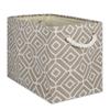 DII Collapsible Polyester Storage Bin, Stained Glass, Stone, Medium Rectangle view 1