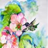 Betsy Drake PM437 Hummingbird & Hibiscus Place Mat - Set of 4 view 1