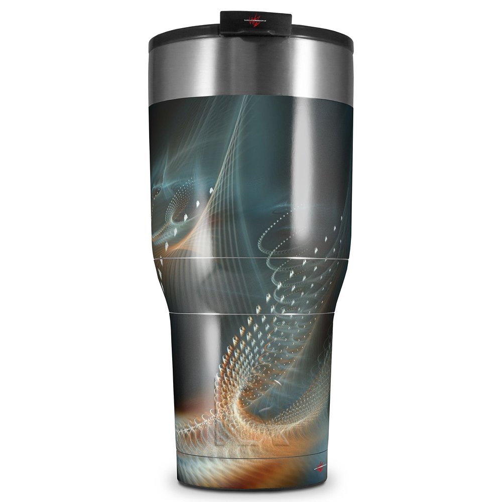 WraptorSkinz Skin Wrap compatible with 2017 and newer RTIC Tumblers 30oz Spirograph (TUMBLER NOT INCLUDED)