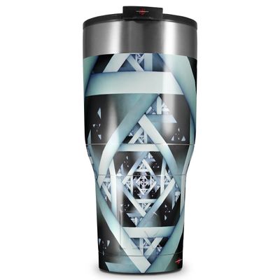 WraptorSkinz Skin Wrap compatible with 2017 and newer RTIC Tumblers 30oz Hall Of Mirrors (TUMBLER NOT INCLUDED)