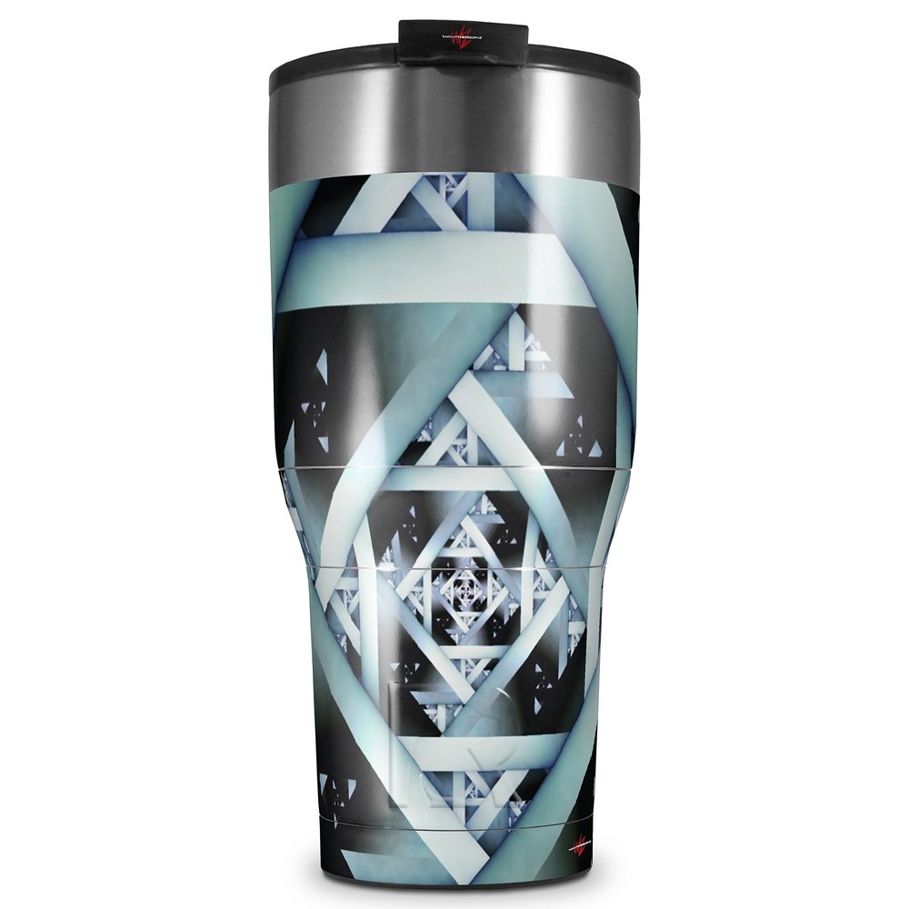WraptorSkinz Skin Wrap compatible with 2017 and newer RTIC Tumblers 30oz Hall Of Mirrors (TUMBLER NOT INCLUDED)