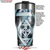 WraptorSkinz Skin Wrap compatible with 2017 and newer RTIC Tumblers 30oz Hall Of Mirrors (TUMBLER NOT INCLUDED) view 2
