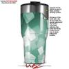 WraptorSkinz Skin Wrap compatible with 2017 and newer RTIC Tumblers 30oz Bokeh Squared Seafoam Green (TUMBLER NOT INCLUDED) view 2