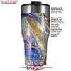 WraptorSkinz Skin Wrap compatible with 2017 and newer RTIC Tumblers 30oz Vortices (TUMBLER NOT INCLUDED) view 2