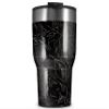 WraptorSkinz Skin Wrap compatible with 2017 and newer RTIC Tumblers 30oz Fall Pink White Brown (TUMBLER NOT INCLUDED) view 1