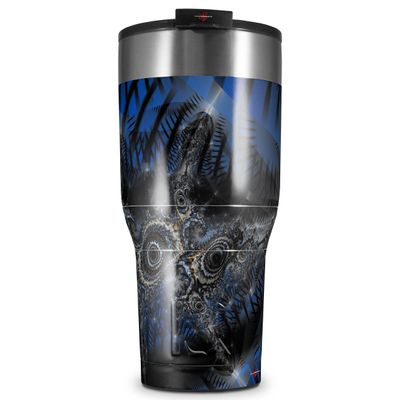 WraptorSkinz Skin Wrap compatible with 2017 and newer RTIC Tumblers 30oz Contrast (TUMBLER NOT INCLUDED)