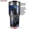 WraptorSkinz Skin Wrap compatible with 2017 and newer RTIC Tumblers 30oz Contrast (TUMBLER NOT INCLUDED) view 2