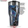 WraptorSkinz Skin Wrap compatible with 2017 and newer RTIC Tumblers 30oz Broken Plastic (TUMBLER NOT INCLUDED) view 2