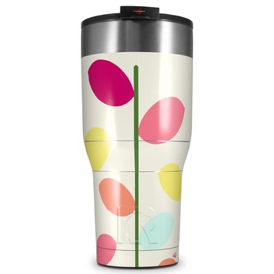 WraptorSkinz Skin Wrap compatible with 2017 and newer RTIC Tumblers 30oz Plain Leaves (TUMBLER NOT INCLUDED)