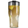 WraptorSkinz Skin Wrap compatible with 2017 and newer RTIC Tumblers 30oz Bokeh Hex Yellow (TUMBLER NOT INCLUDED) view 1