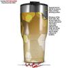 WraptorSkinz Skin Wrap compatible with 2017 and newer RTIC Tumblers 30oz Bokeh Hex Yellow (TUMBLER NOT INCLUDED) view 2