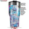 WraptorSkinz Skin Wrap compatible with 2017 and newer RTIC Tumblers 30oz Graffiti Splatter (TUMBLER NOT INCLUDED) view 2
