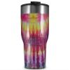 WraptorSkinz Skin Wrap compatible with 2017 and newer RTIC Tumblers 30oz Tie Dye Rainbow Stripes (TUMBLER NOT INCLUDED) view 1
