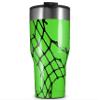 WraptorSkinz Skin Wrap compatible with 2017 and newer RTIC Tumblers 30oz Ripped Fishnets Green (TUMBLER NOT INCLUDED) view 1