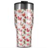 WraptorSkinz Skin Wrap compatible with 2017 and newer RTIC Tumblers 30oz Crabs and Shells White (TUMBLER NOT INCLUDED) view 1