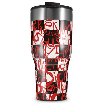 WraptorSkinz Skin Wrap compatible with 2017 and newer RTIC Tumblers 30oz Insults (TUMBLER NOT INCLUDED)
