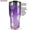 WraptorSkinz Skin Wrap compatible with 2017 and newer RTIC Tumblers 30oz Bokeh Hex Purple (TUMBLER NOT INCLUDED) view 2