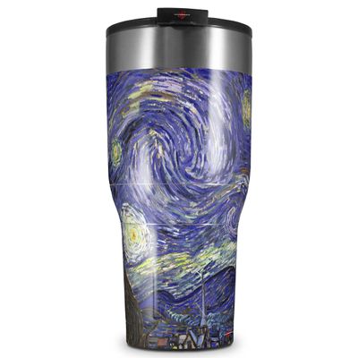 WraptorSkinz Skin Wrap compatible with 2017 and newer RTIC Tumblers 30oz Vincent Van Gogh Starry Night (TUMBLER NOT INCLUDED)