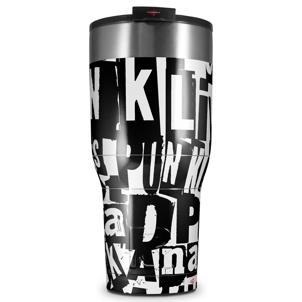 WraptorSkinz Skin Wrap compatible with 2017 and newer RTIC Tumblers 30oz Punk Rock (TUMBLER NOT INCLUDED)