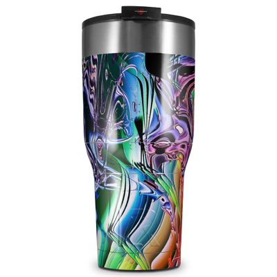 WraptorSkinz Skin Wrap compatible with 2017 and newer RTIC Tumblers 30oz Interaction (TUMBLER NOT INCLUDED)