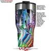 WraptorSkinz Skin Wrap compatible with 2017 and newer RTIC Tumblers 30oz Interaction (TUMBLER NOT INCLUDED) view 2