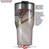 WraptorSkinz Skin Wrap compatible with 2017 and newer RTIC Tumblers 30oz Under Construction (TUMBLER NOT INCLUDED) view 2