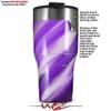 WraptorSkinz Skin Wrap compatible with 2017 and newer RTIC Tumblers 30oz Paint Blend Purple (TUMBLER NOT INCLUDED) view 2